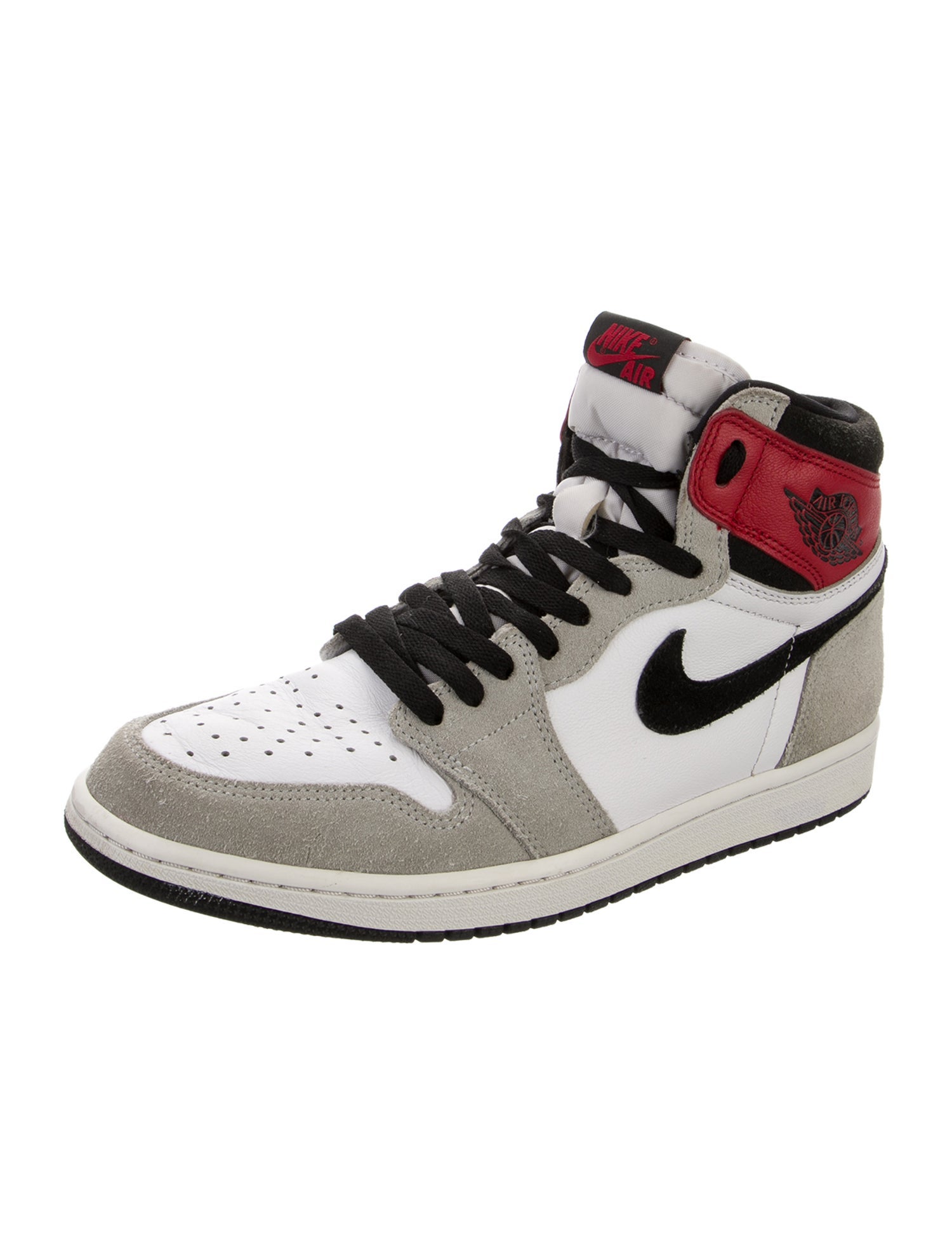 Jordan Leather Colorblock Pattern Sneakers