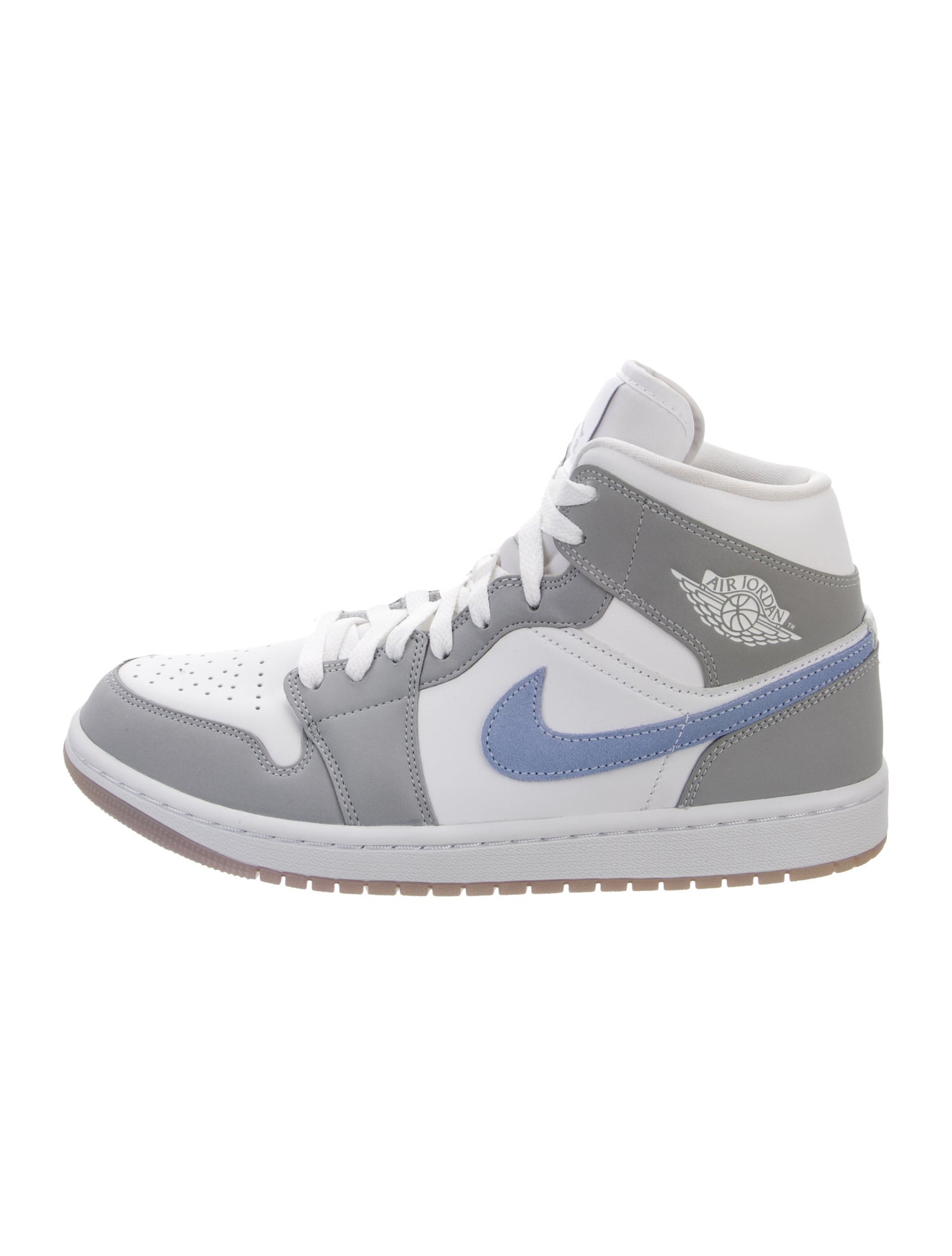 Jordan 1 Mid 'Wolf Grey' Sneakers w/ Tags