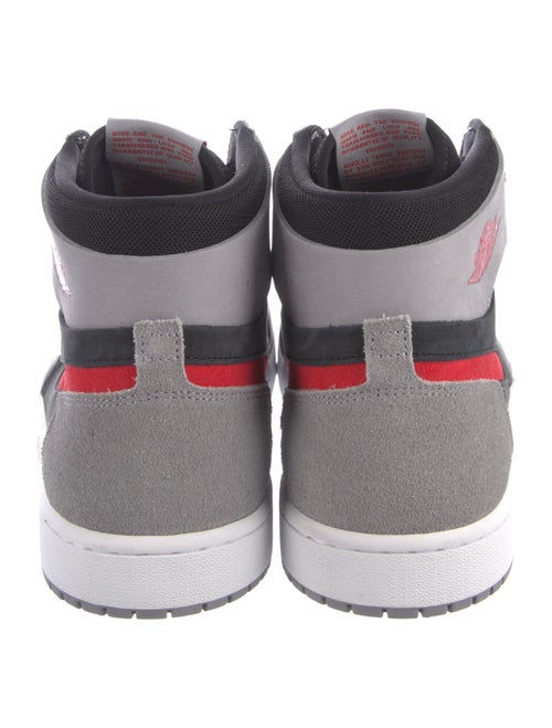 Jordan 1 High Zoom Air CMFT 2 Black Fire Red Cement Sneakers