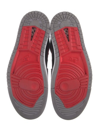 Jordan 1 High Zoom Air CMFT 2 Black Fire Red Cement Sneakers