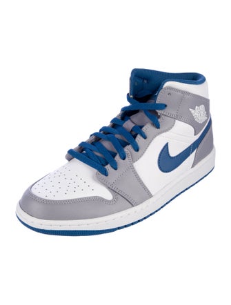 Jordan 1 Mid True Blue Sneakers
