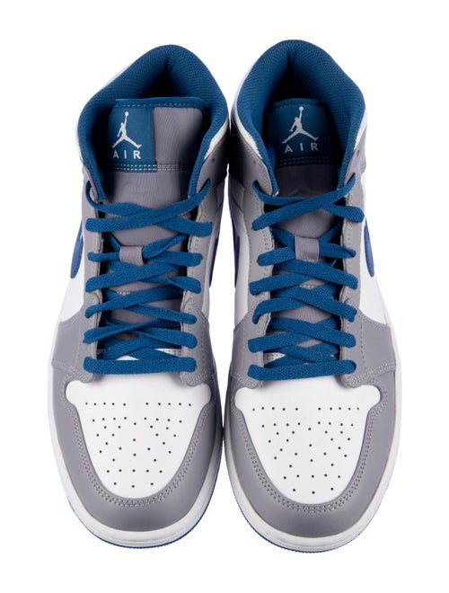 Jordan 1 Mid True Blue Sneakers
