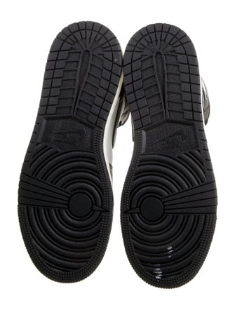 Jordan Kid Boys' 1 Mid 'Off Noir Toe' Sneakers