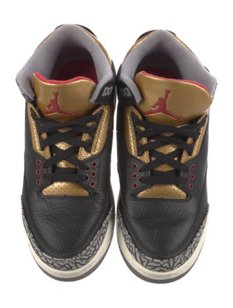Jordan 3 Retro 'Black Cement Gold' Sneakers
