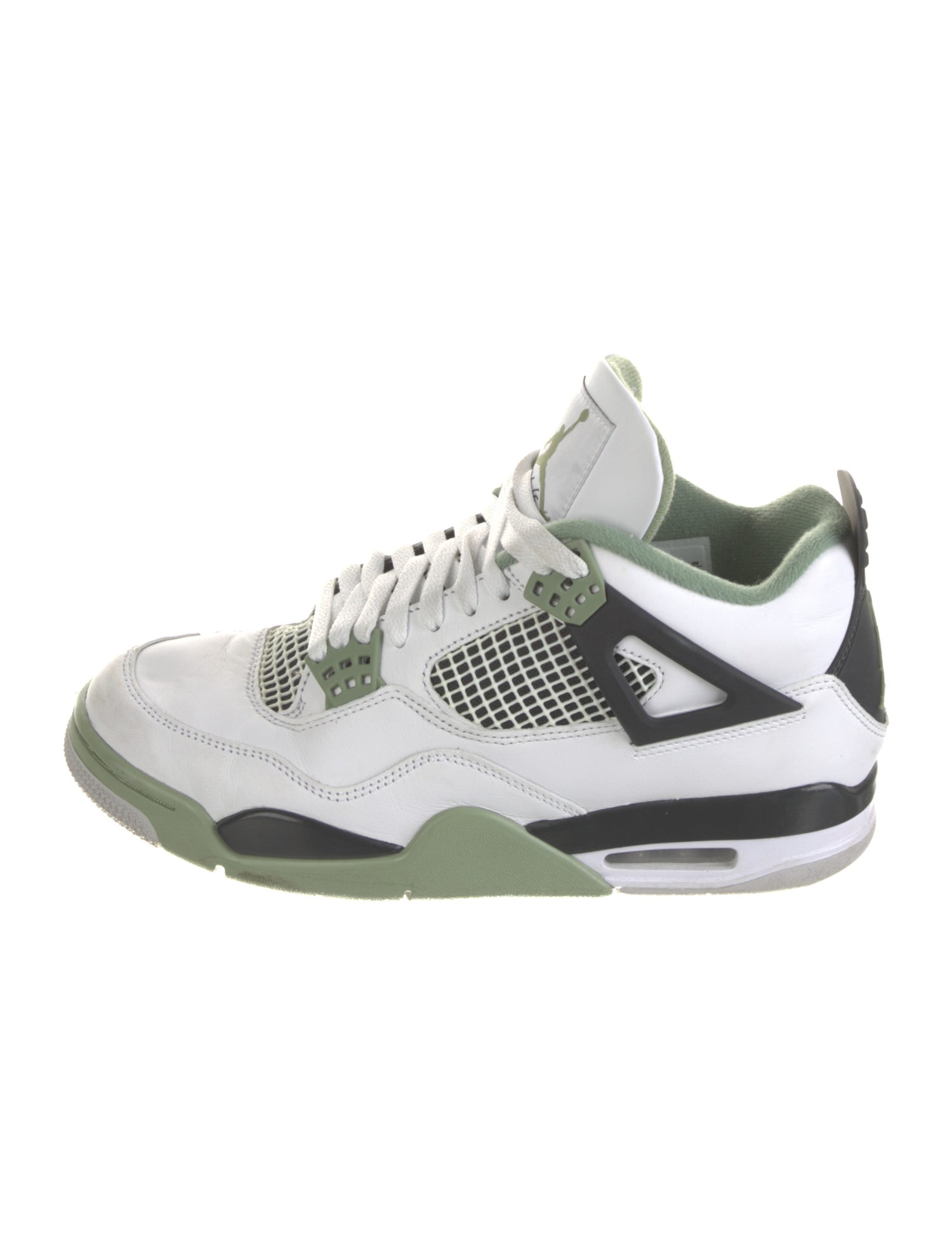 Jordan Leather Colorblock Pattern Sneakers