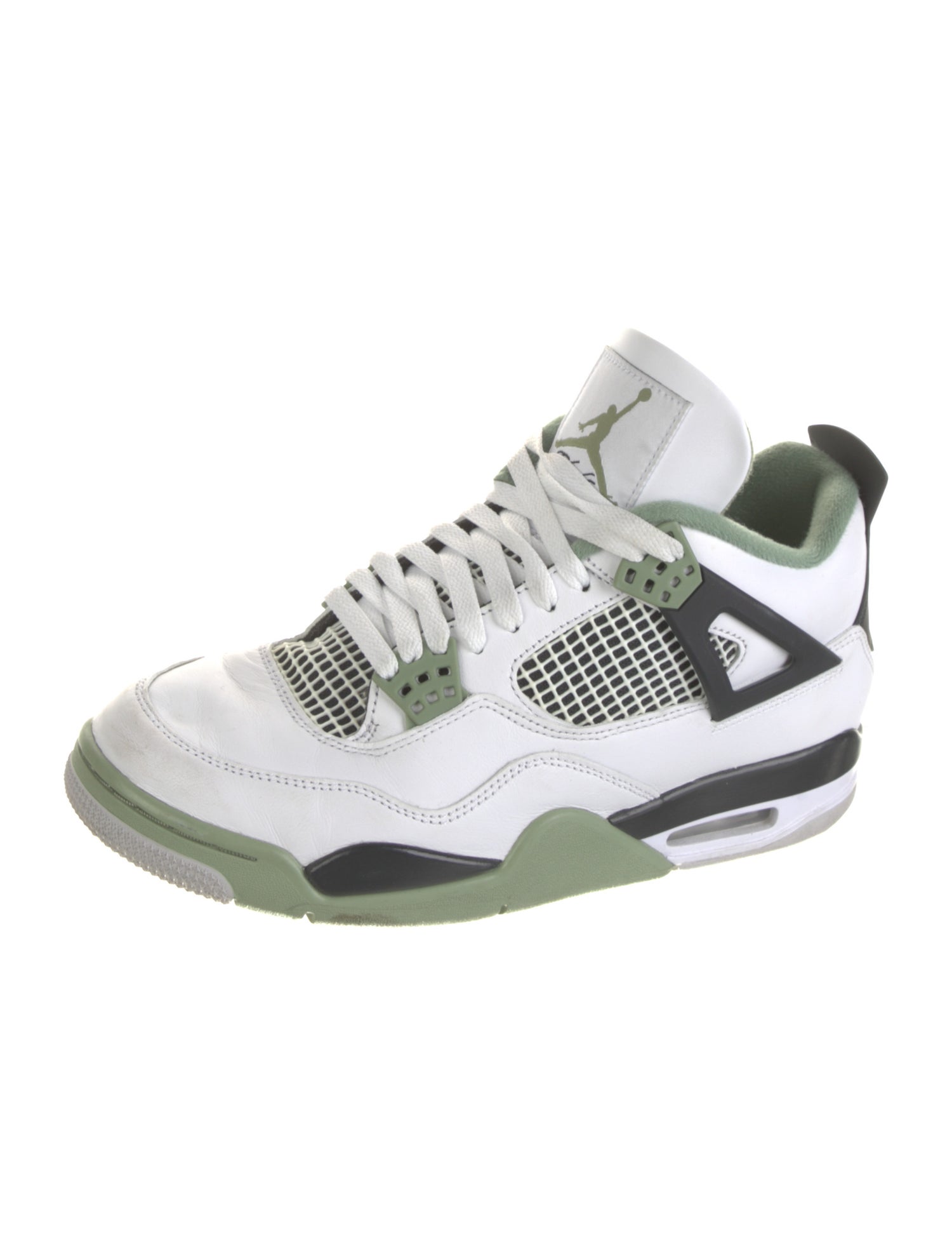 Jordan Leather Colorblock Pattern Sneakers