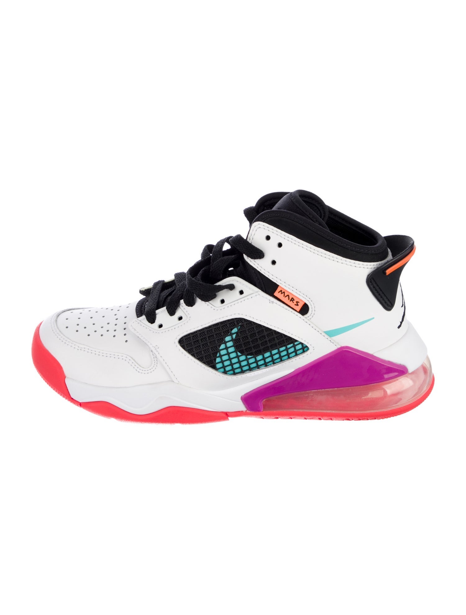 Jordan Boys' Mars 270 White Hyper Violet (GS) High Top Sneakers