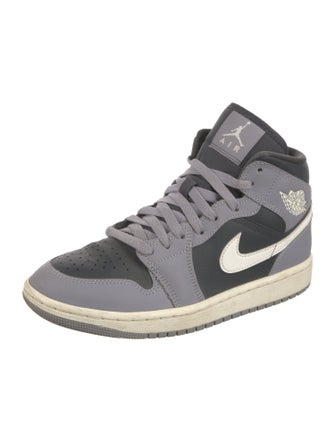 Jordan 1 Mid 'Cement Grey' Athletic Sneakers