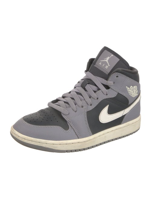 Jordan 1 Mid 'Cement Grey' Athletic Sneakers