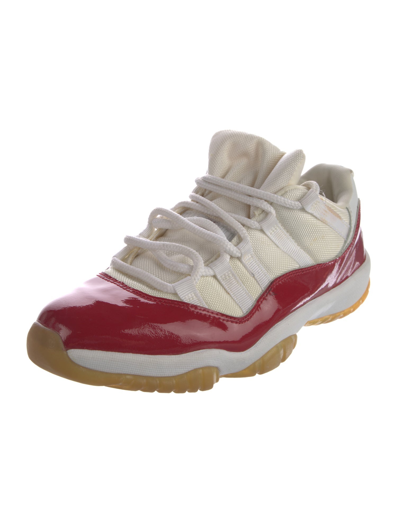 Jordan Patent Leather Colorblock Pattern Sneakers