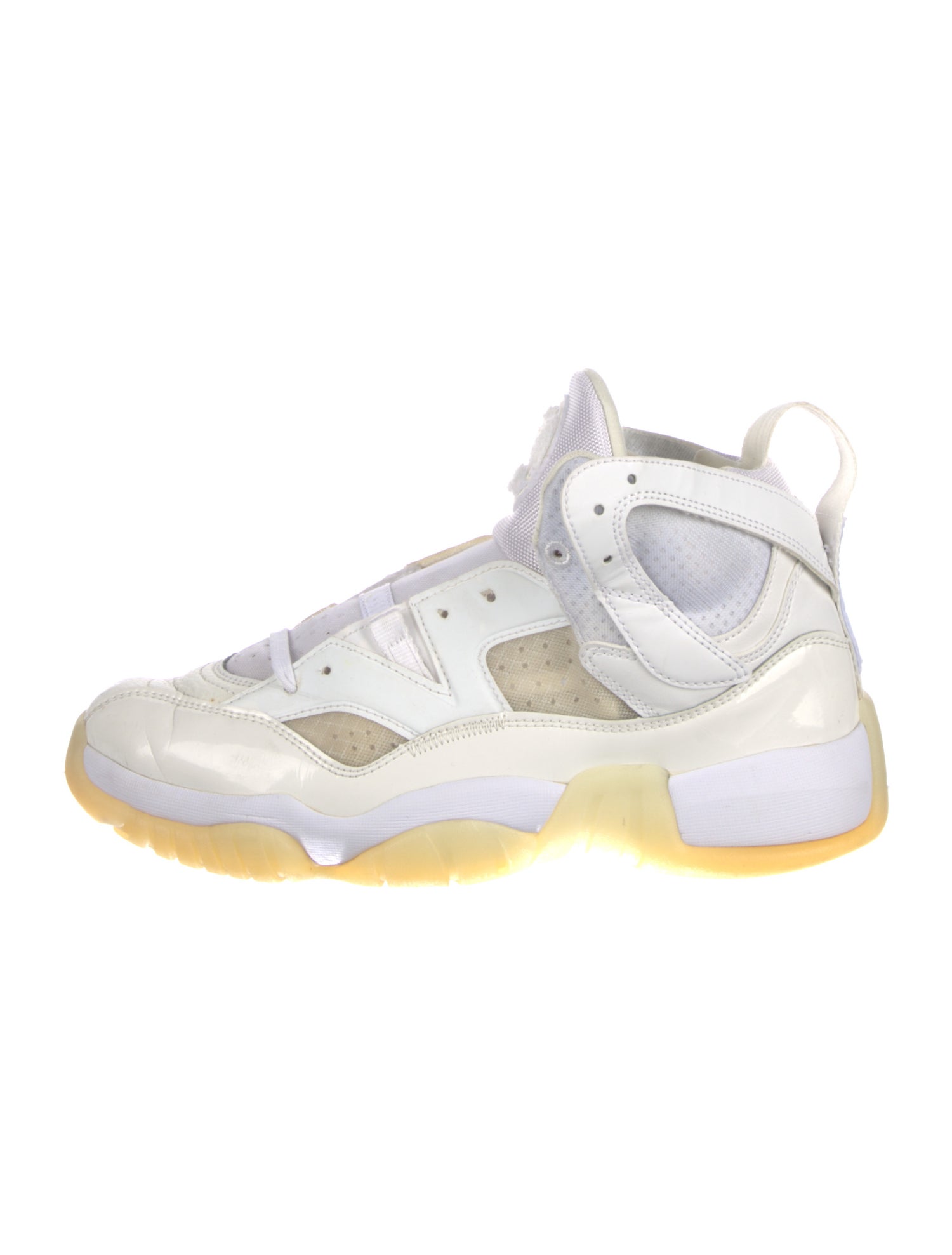 Jordan Leather Mesh Accents Sneakers