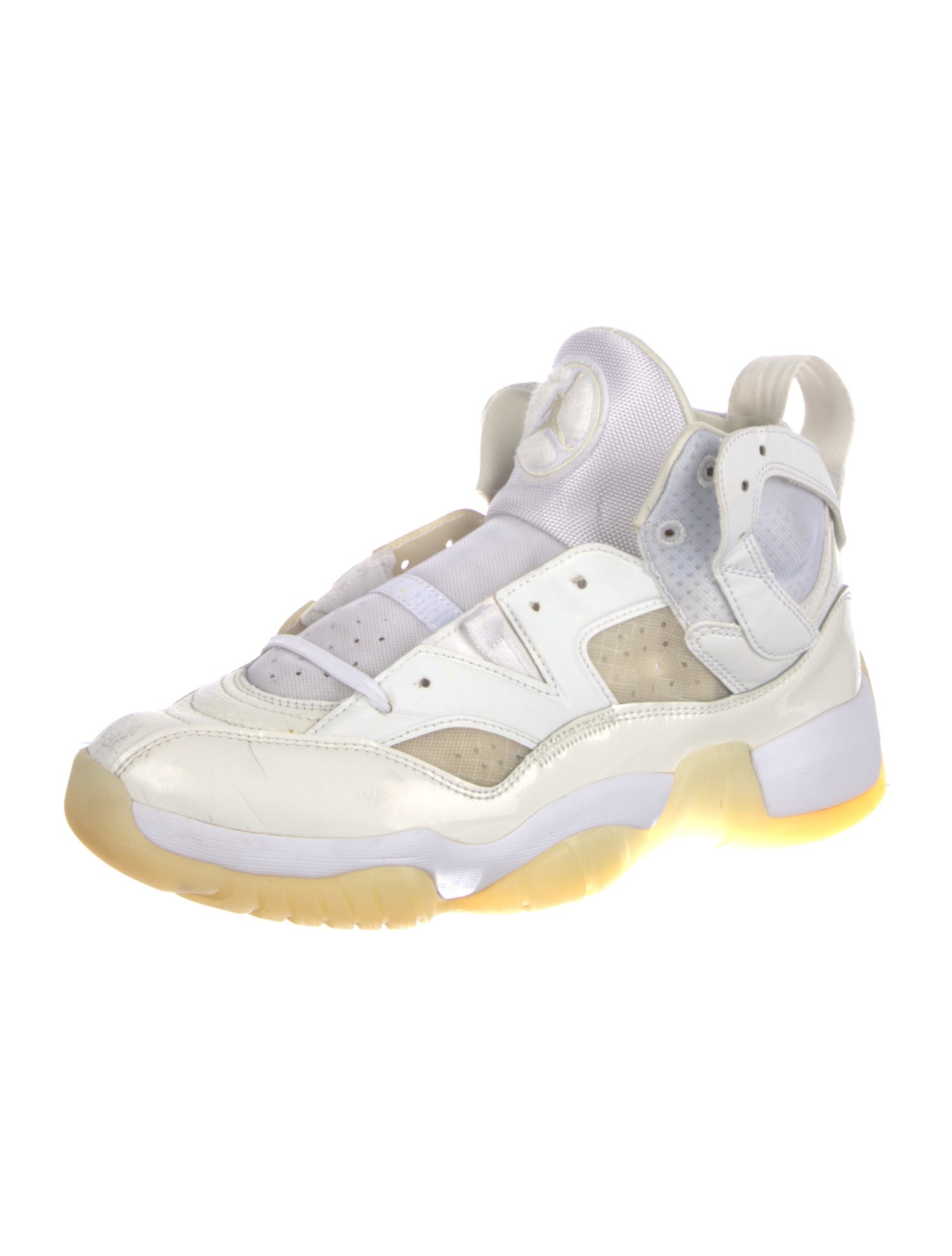 Jordan Leather Mesh Accents Sneakers