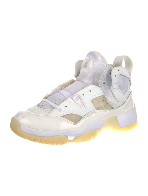 Jordan Leather Mesh Accents Sneakers