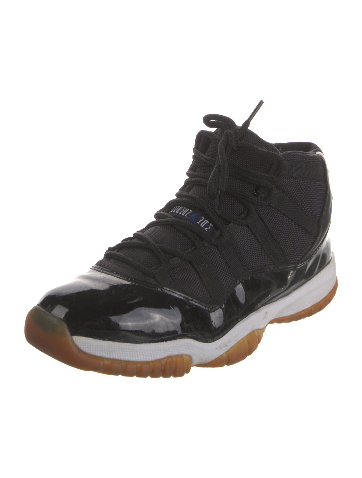 Jordan Patent Leather Embroidered Accent Sneakers