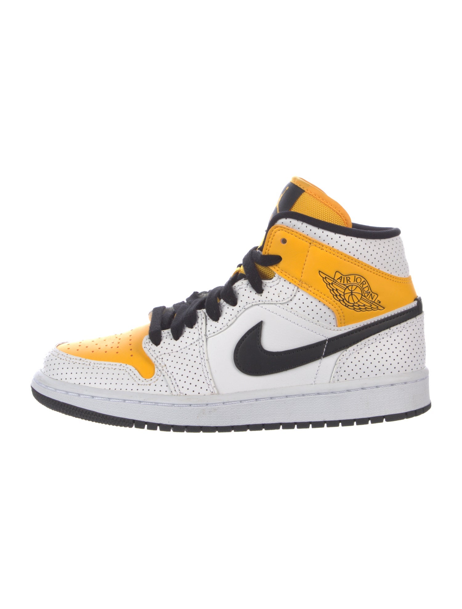 Jordan Leather Graphic Print Sneakers