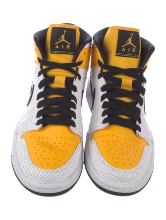 Jordan Leather Graphic Print Sneakers