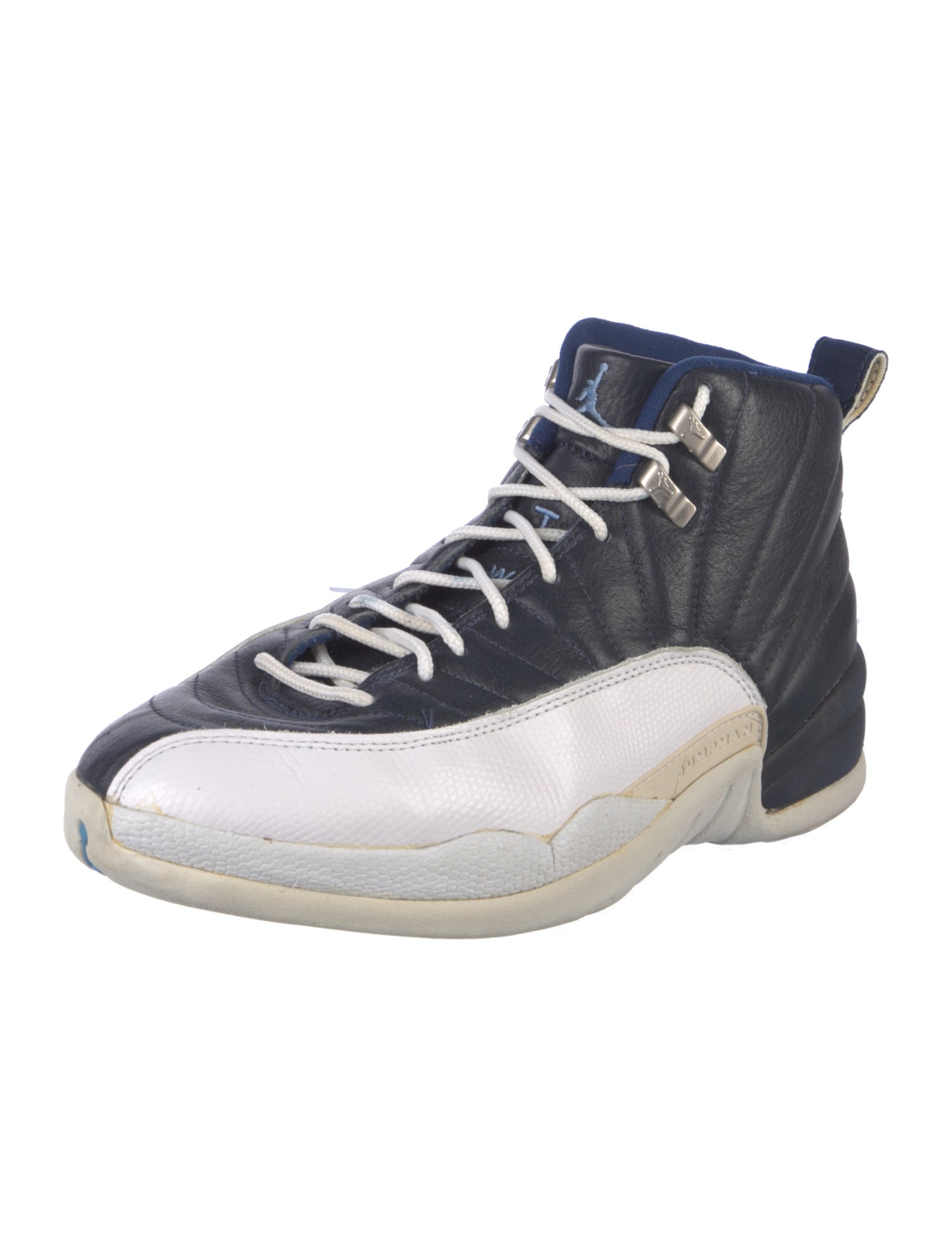 Jordan Leather Colorblock Pattern Sneakers