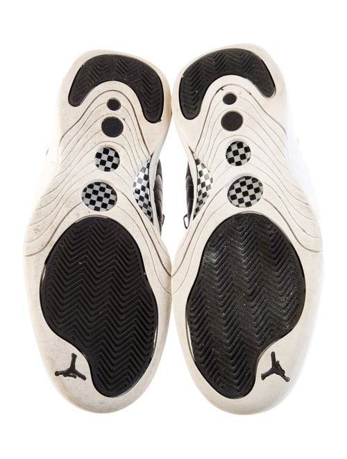 Jordan Leather Embroidered Accent Sneakers