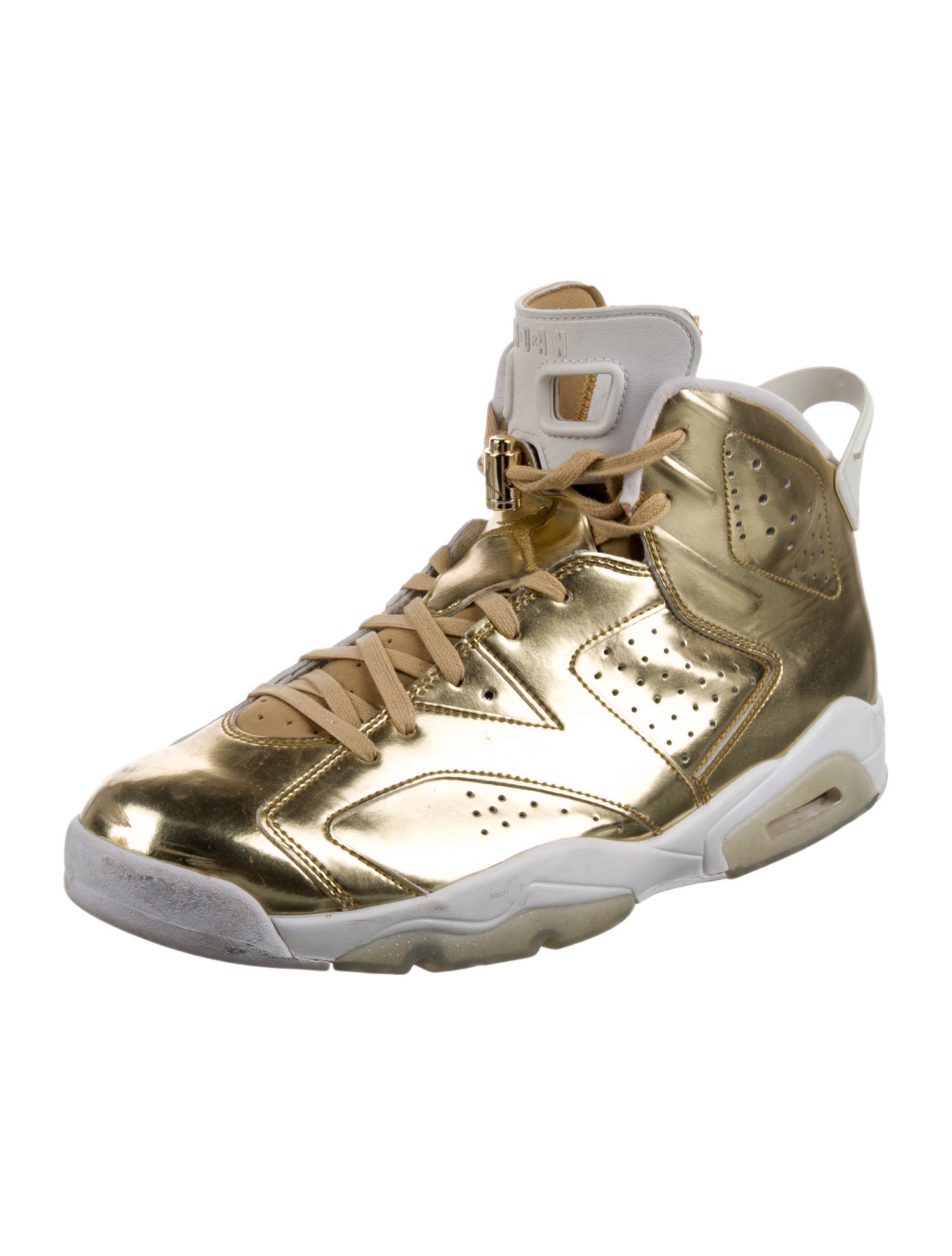 Jordan Leather Colorblock Pattern Sneakers