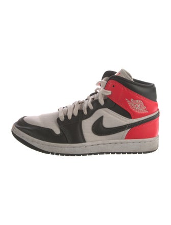 Jordan Leather Printed Wedge Sneakers