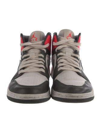 Jordan Leather Printed Wedge Sneakers