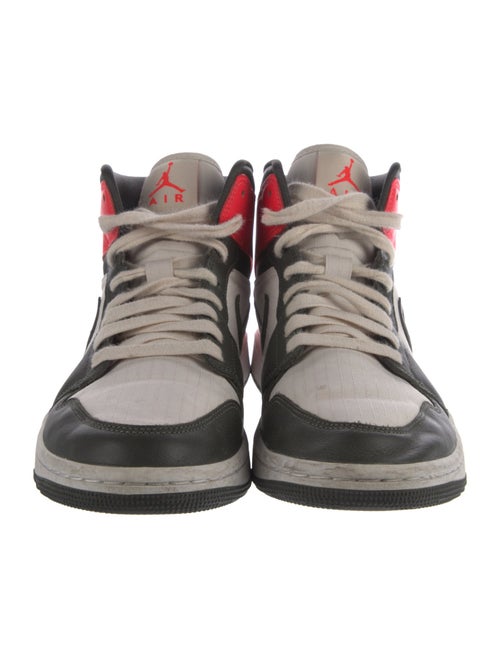 Jordan Leather Printed Wedge Sneakers