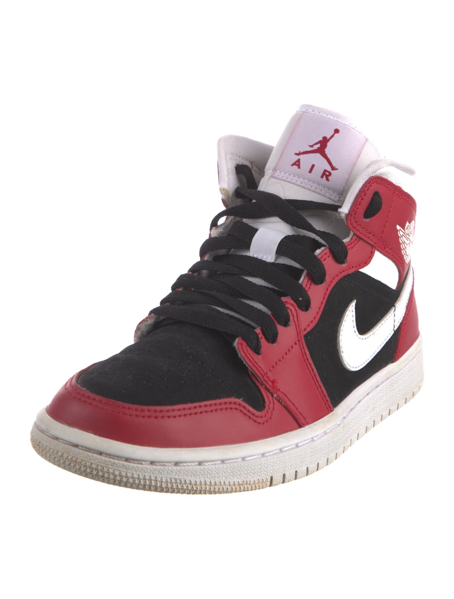 Jordan Leather Printed Wedge Sneakers