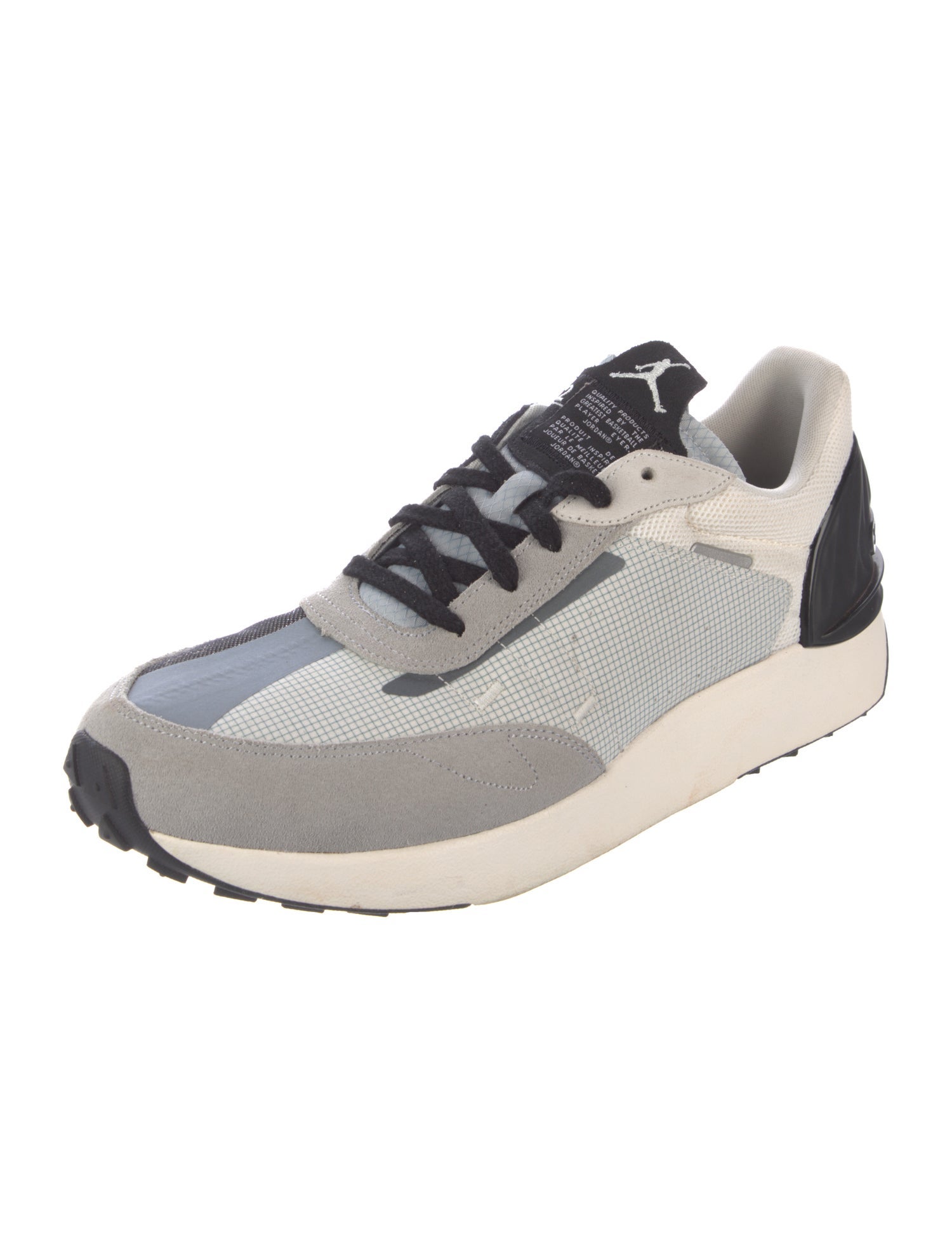 Jordan Suede Colorblock Pattern Athletic Sneakers