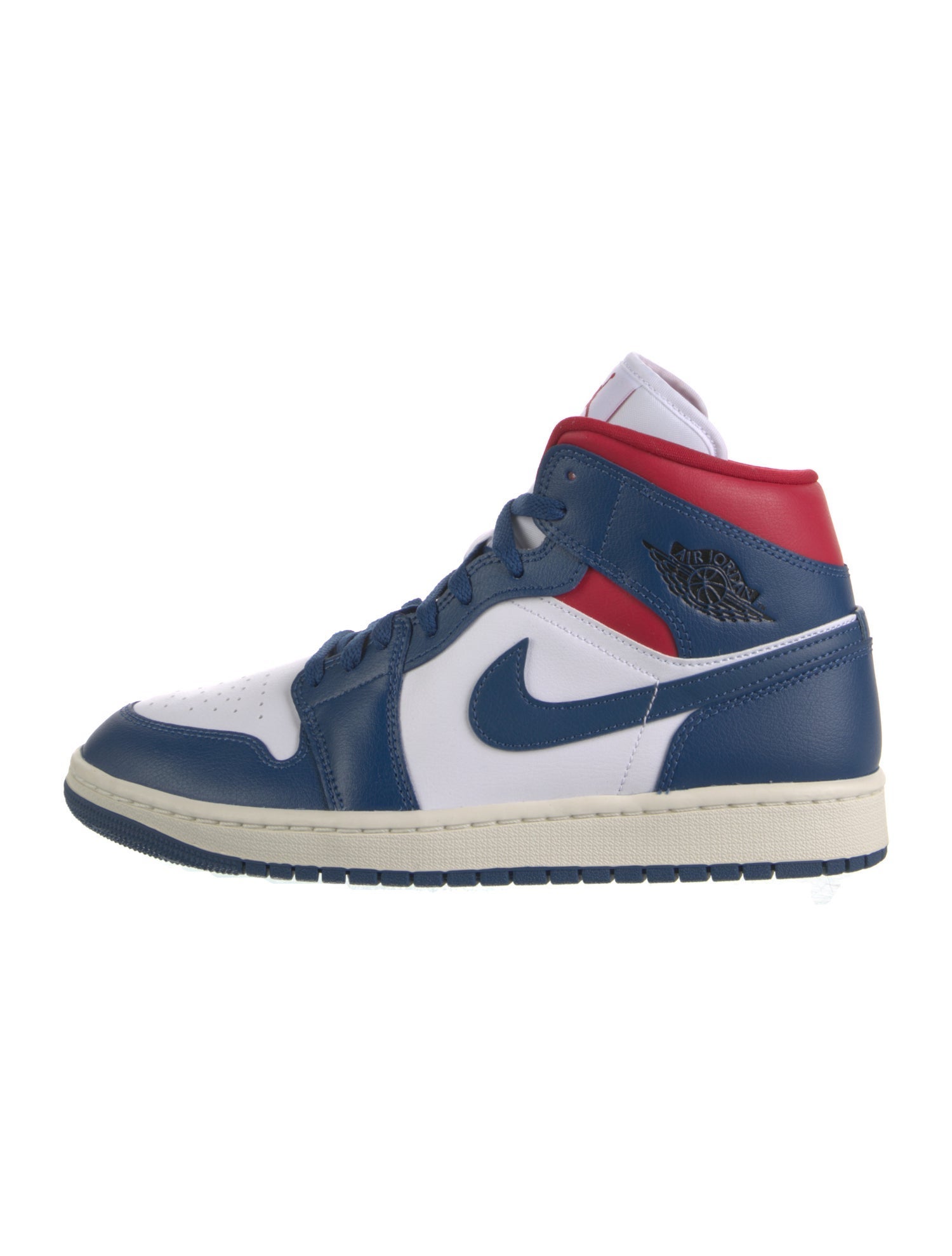 Jordan Jordan 1 Mid French Blue Gym Red (Women's) Sneakers