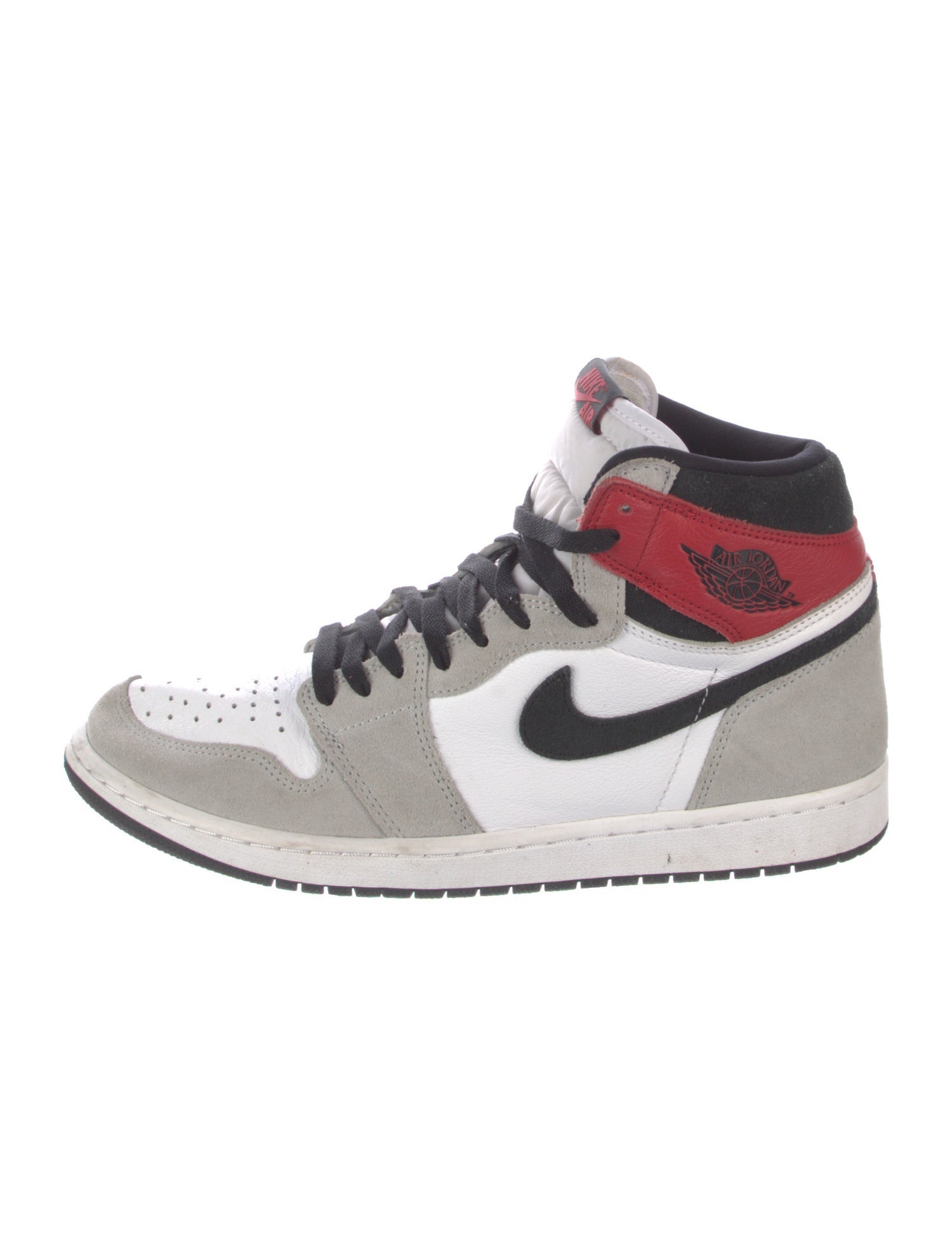 Jordan Leather Colorblock Pattern Sneakers