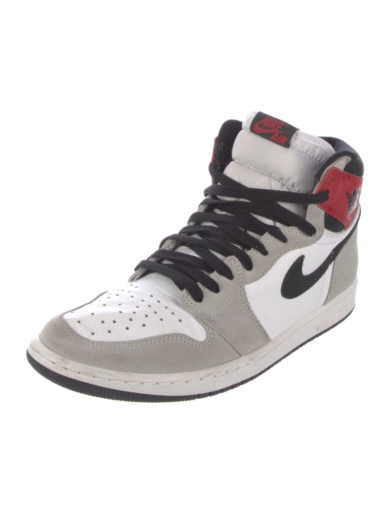 Jordan Leather Colorblock Pattern Sneakers