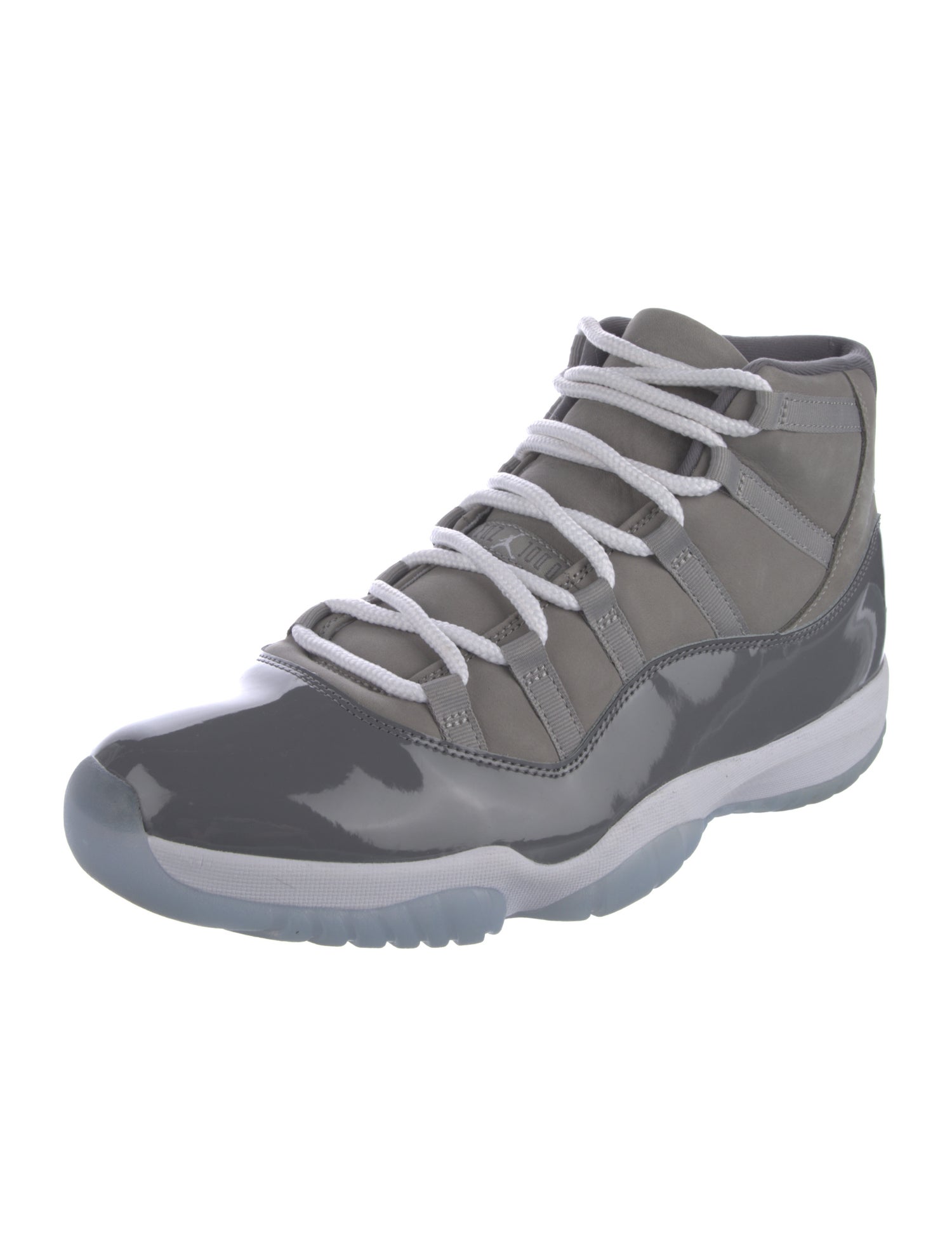 Jordan Patent Leather Colorblock Pattern Sneakers
