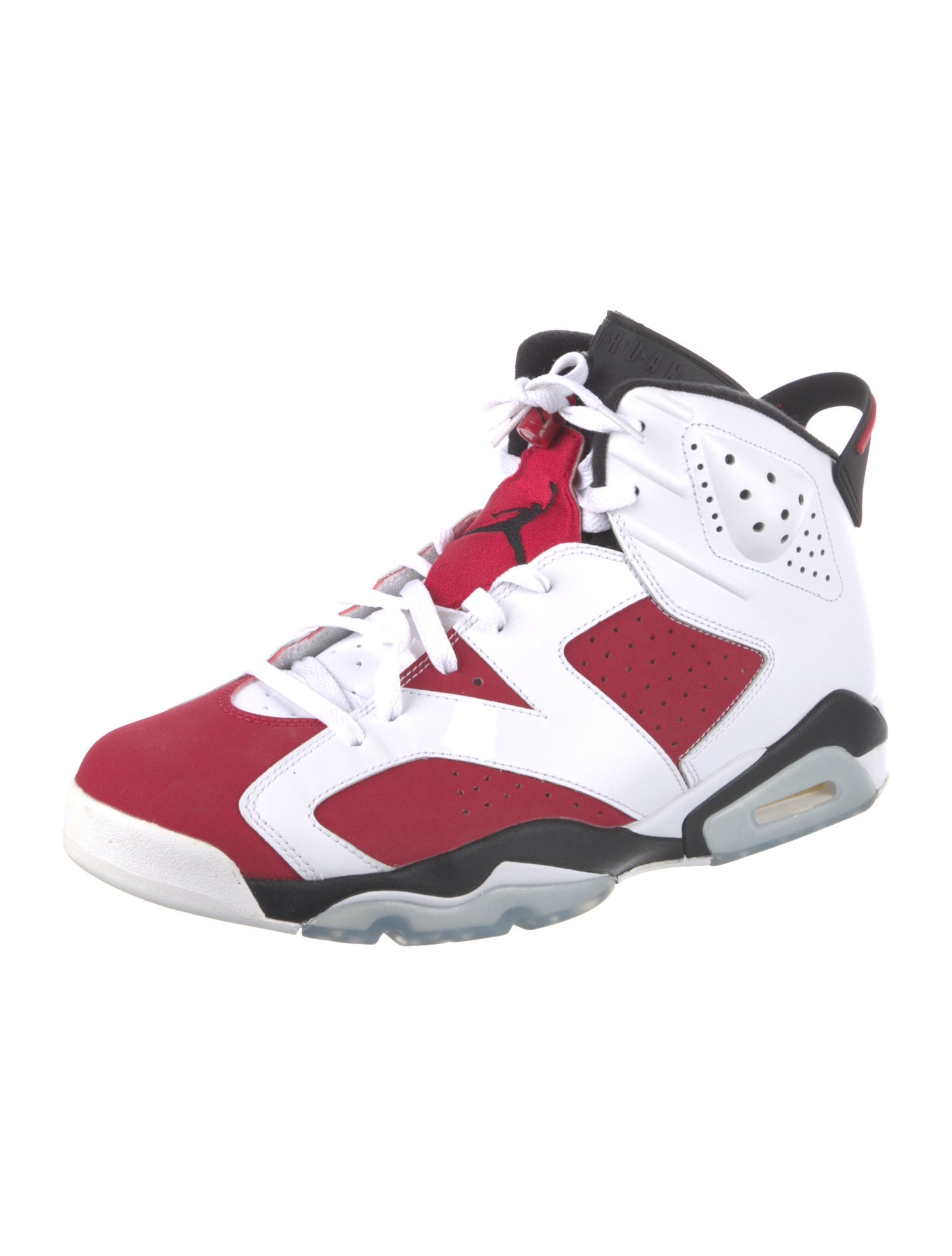 Jordan Leather Colorblock Pattern Sneakers