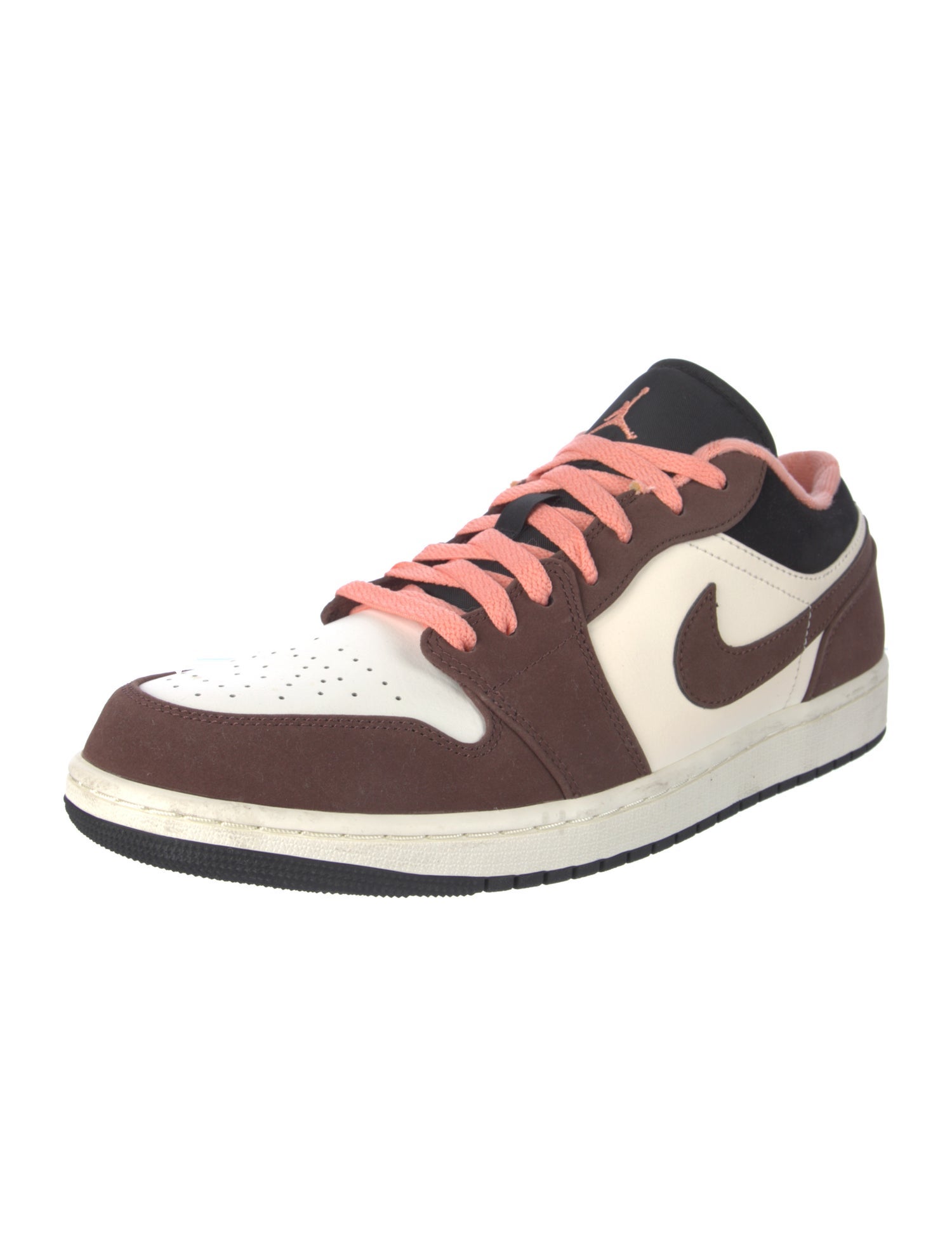 Jordan Suede Colorblock Pattern Athletic Sneakers