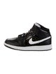 Jordan 1 Mid SE GS 'Black Glitter' Athletic Sneakers