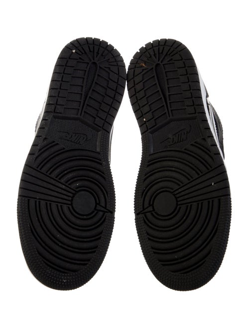 Jordan 1 Mid SE GS 'Black Glitter' Athletic Sneakers