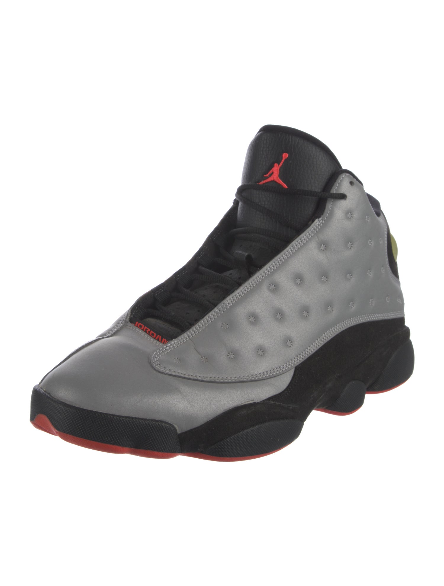 Jordan Leather Colorblock Pattern Athletic Sneakers