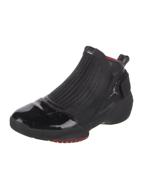 Jordan Patent Leather Mesh Accents Sneakers