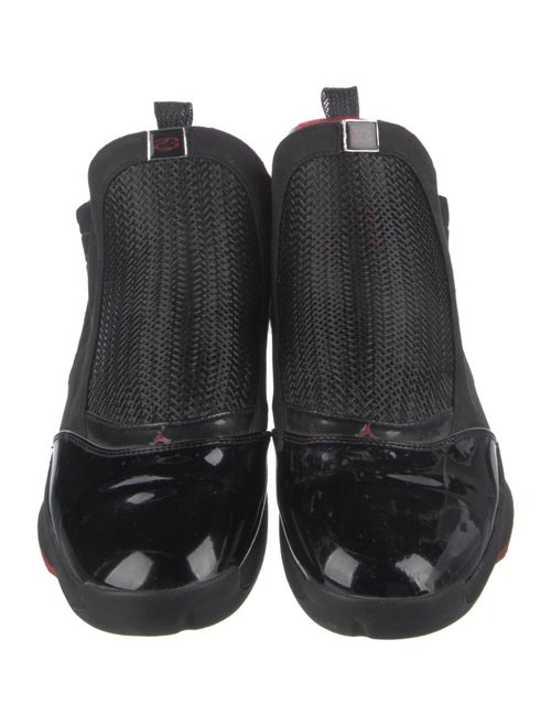 Jordan Patent Leather Mesh Accents Sneakers