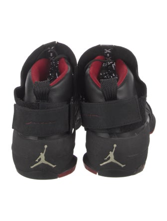 Jordan Patent Leather Mesh Accents Sneakers