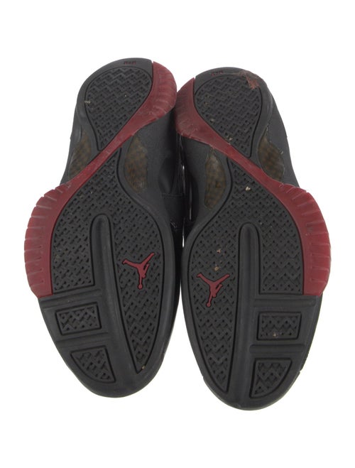 Jordan Patent Leather Mesh Accents Sneakers