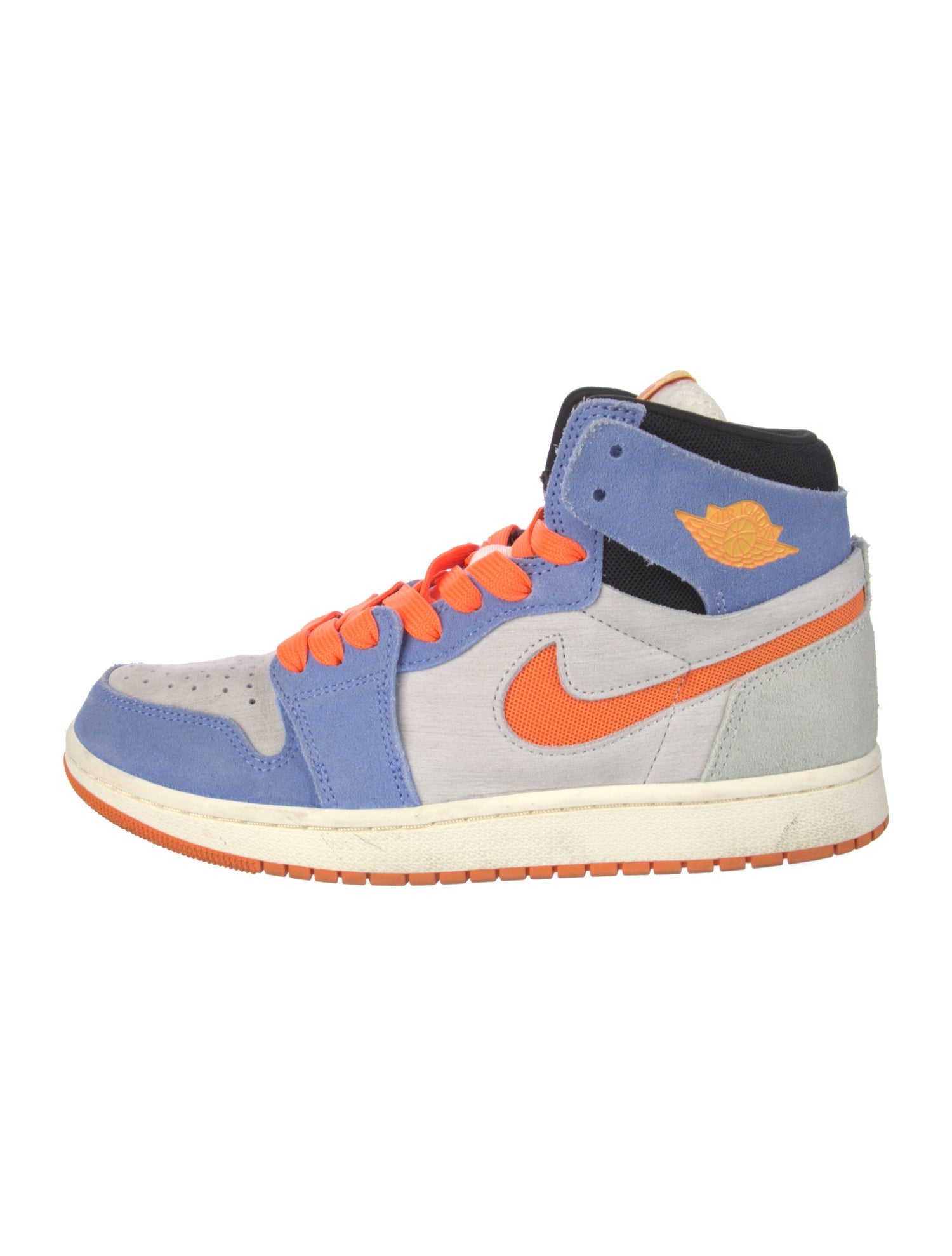 Jordan Leather Colorblock Pattern Sneakers