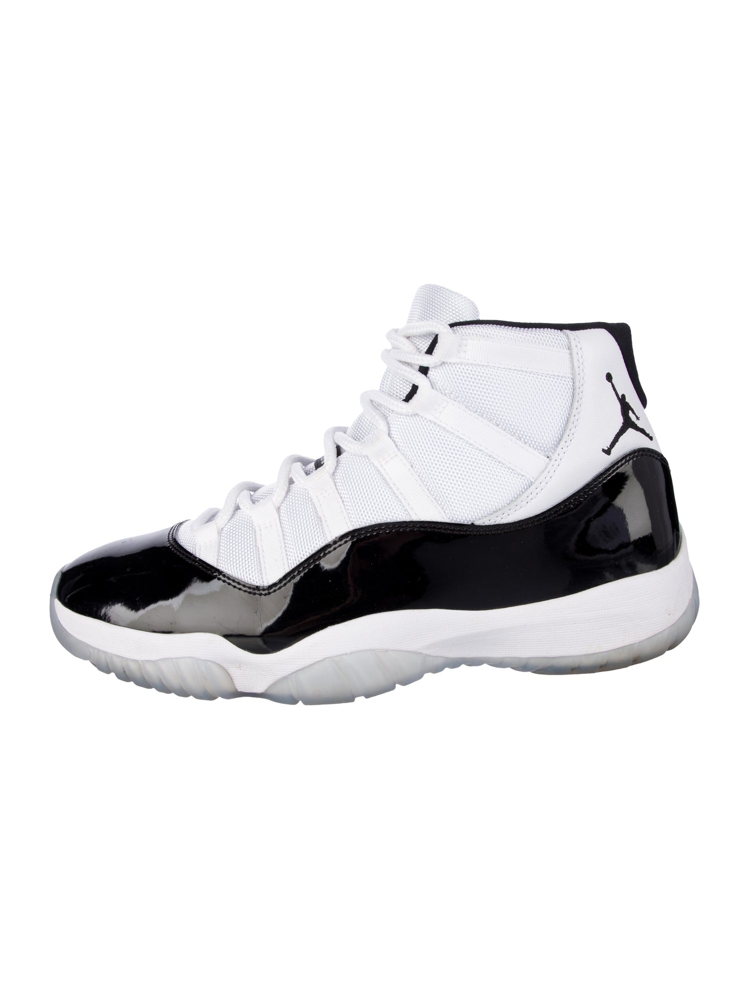 Jordan Patent Leather Colorblock Pattern Sneakers