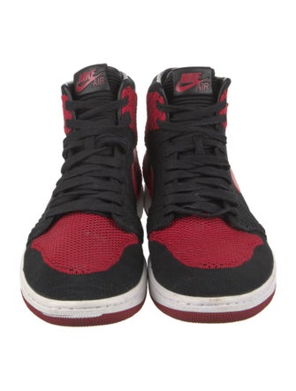 Jordan 1 Retro High Flyknit Bred Sneakers