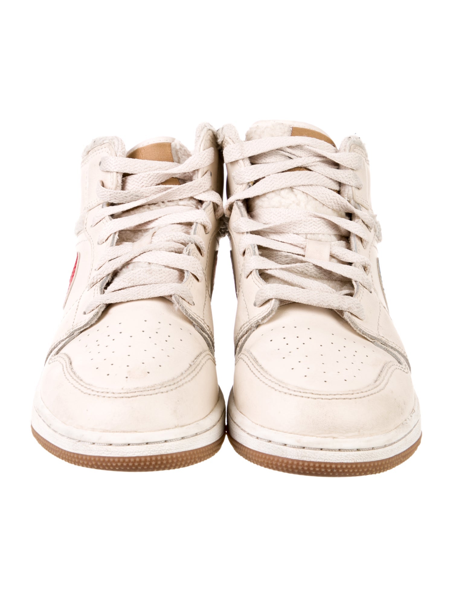 Jordan 1 Mid Utility Fleece Pearl White (GS) Sneakers