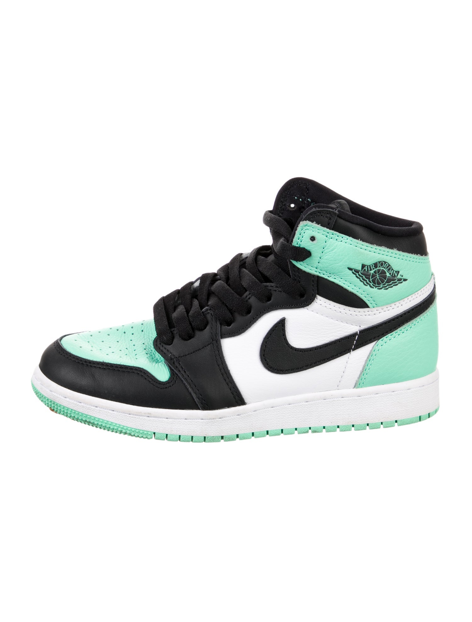 Jordan 1 Retro High OG Green Glow (GS) Sneakers