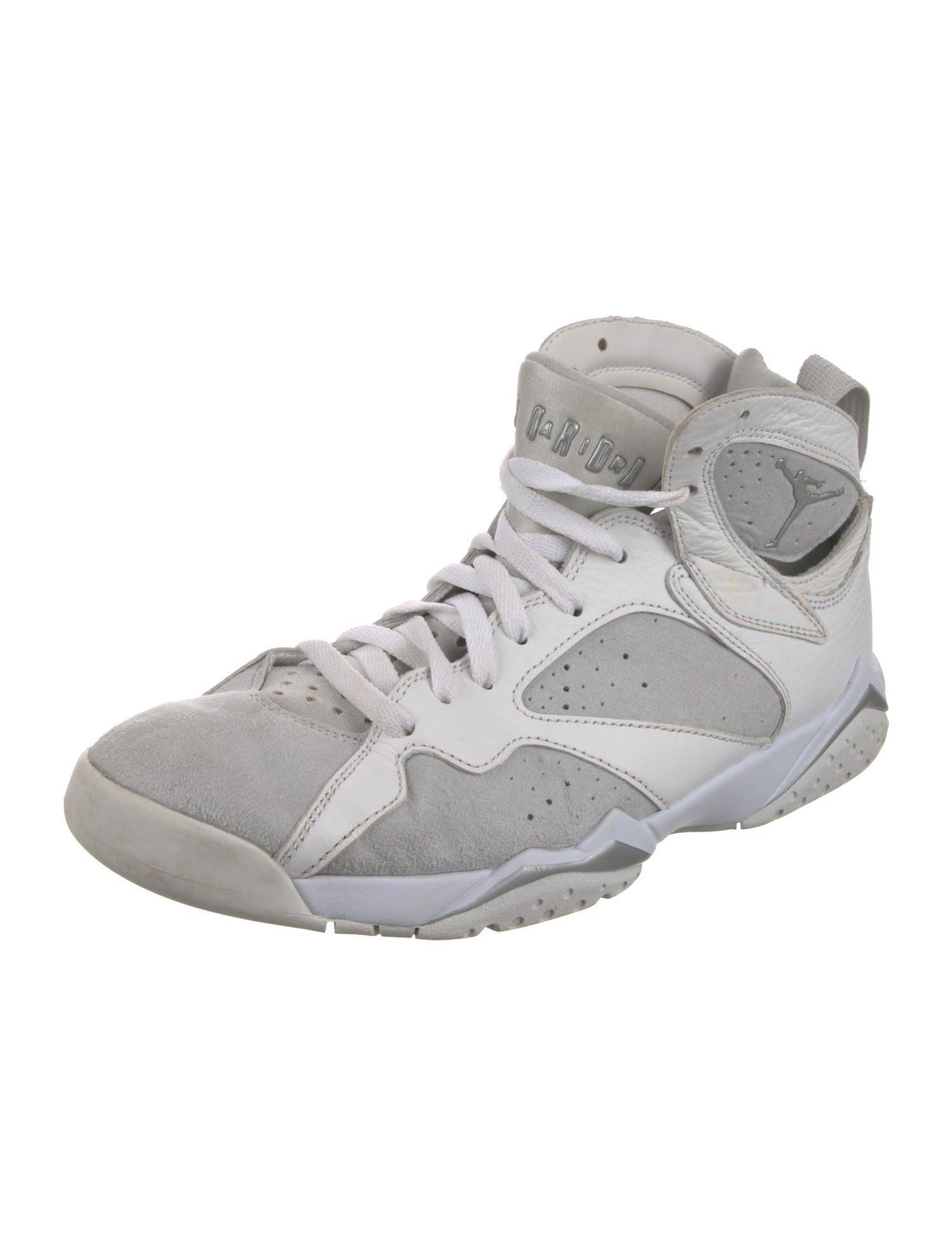 Jordan Leather Colorblock Pattern Sneakers
