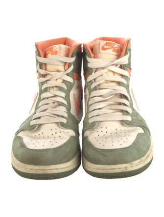 Jordan Leather Printed Athletic Sneakers