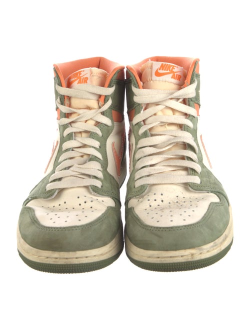 Jordan Leather Printed Athletic Sneakers