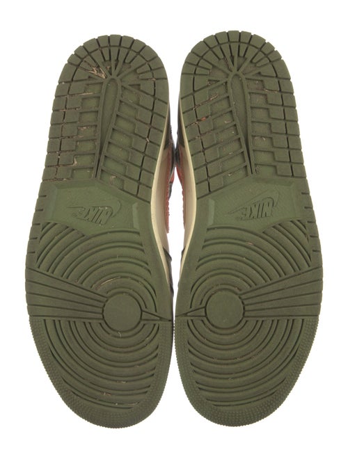 Jordan Leather Printed Athletic Sneakers